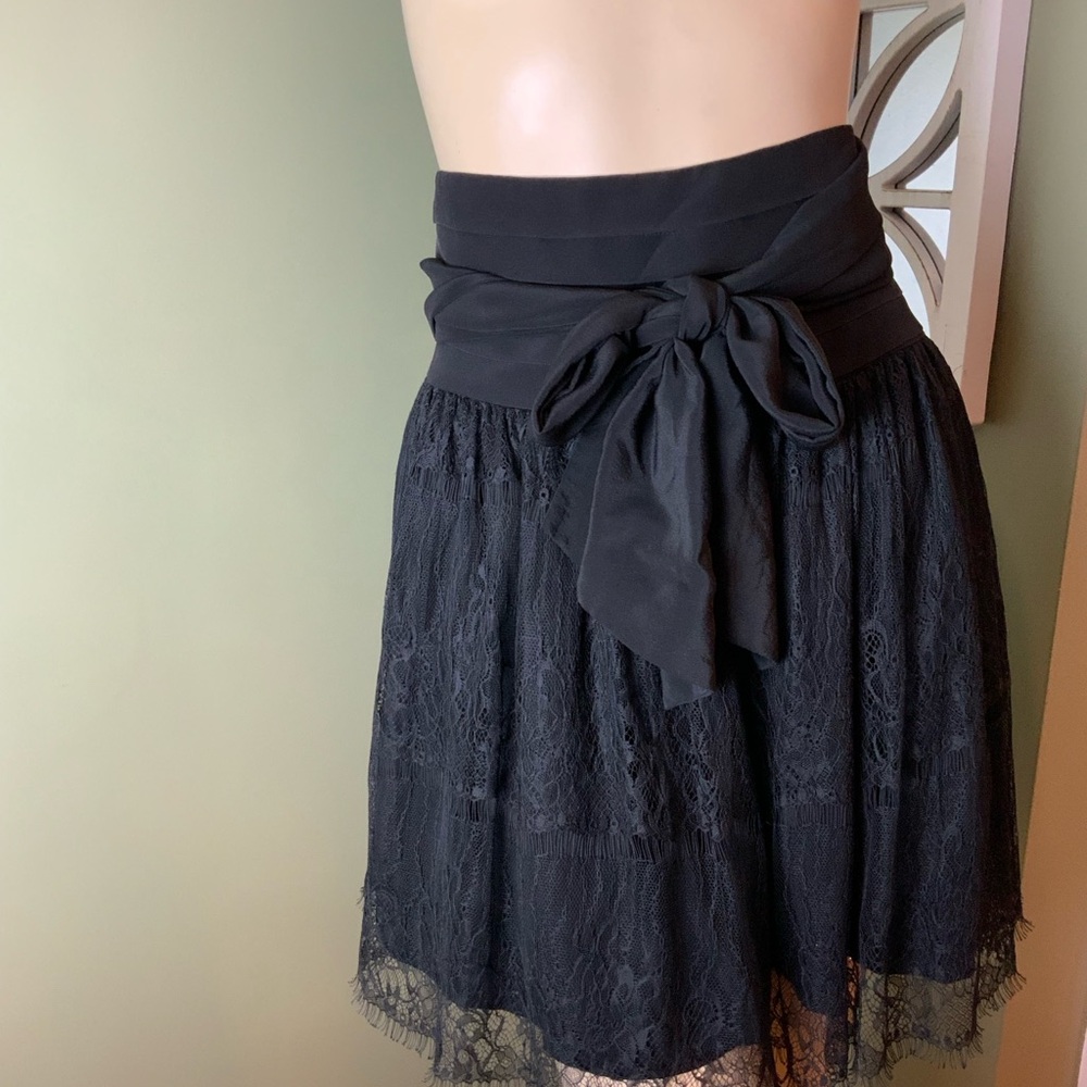 Tt Elegant Black Lace Skirt size 2